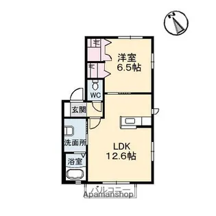 Casadelfiore【2階】の間取り