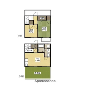 広島県広島市佐伯区三宅5丁目【テラスハウス】の間取り