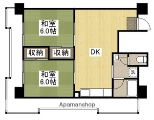 コーポハピネス【5階】の間取り