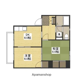 エステートピア戸坂【2階】の間取り