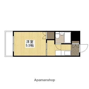 舟入 松尾ビル【4階】の間取り