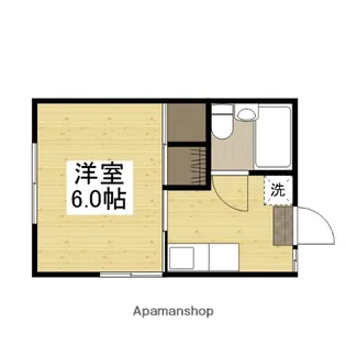 コーポヨシザキ【1階】の間取り