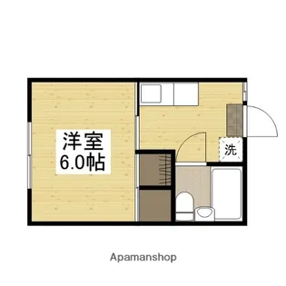 コーポヨシザキ【1階】の間取り