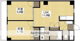 サニーヒルズ【2階】の間取り