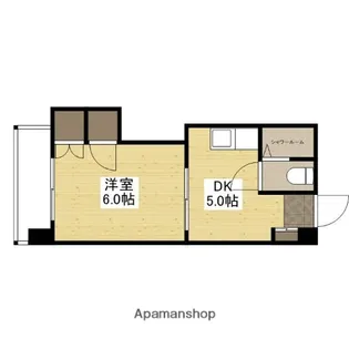 コーポ平和【4階】の間取り