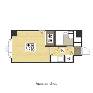 ダイアパレス横川公園【6階】の間取り