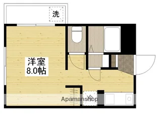 D−RESOOT (旧MCSビル白島)【3階】の間取り