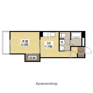 サンフラワー東雲【3階】の間取り