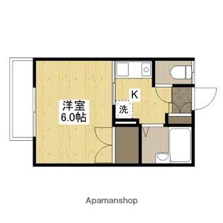 パークハイツ西蟹屋【2階】の間取り