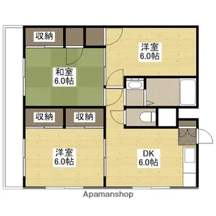 橋田ビル【3階】の間取り