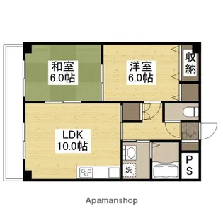 プーテゥジュール3番街【5階】の間取り