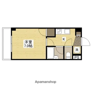 メイユール広兼【1階】の間取り