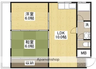 第3若宮ビル【1階】の間取り