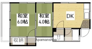 丸山アパート【1階】の間取り
