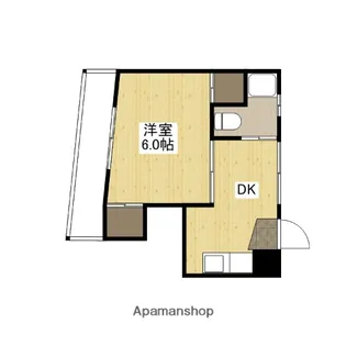 CALM楠木六番館【4階】の間取り