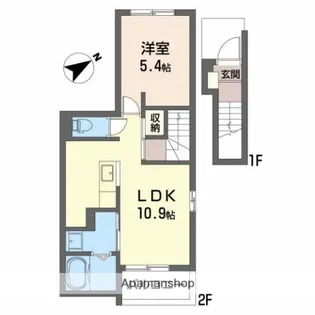 グリーンハウス【2階】の間取り