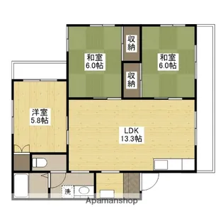 CASA&N古江西町【2階】の間取り