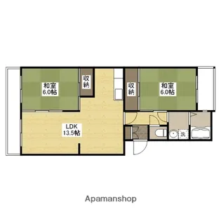 第1ビューハイツ【3階】の間取り