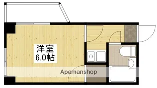 出汐コーポ【1階】の間取り