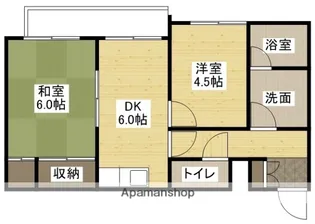 カーサ青崎Ⅰ【2階】の間取り