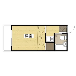 アヴェニュー佐方【2階】の間取り