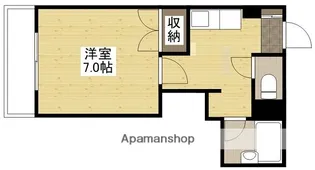 第1品川ビル【7階】の間取り