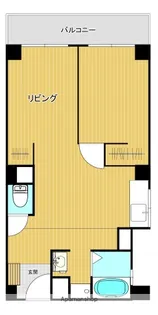 フリートヴィラ国泰寺【4階】の間取り