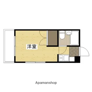 サンゴマンション【4階】の間取り