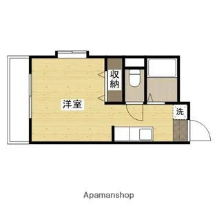 1Rの間取り画像
