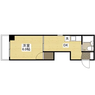 中高下ビル【4階】の間取り