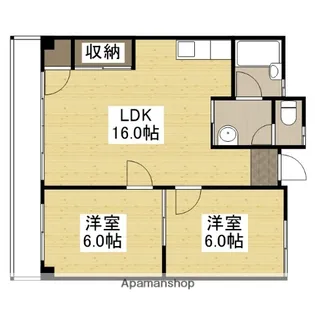 石田ビル【3階】の間取り