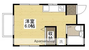 コーポ竹内【1階】の間取り