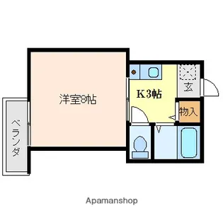 パステルクボ9【2階】の間取り