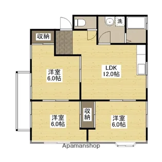 ハイム寺尾【1階】の間取り