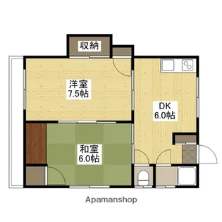 東カニヤ菊地ビル【4階】の間取り