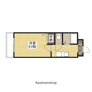 アヴニール ドゥ【3階】の間取り