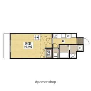 土井ビル22【5階】の間取り