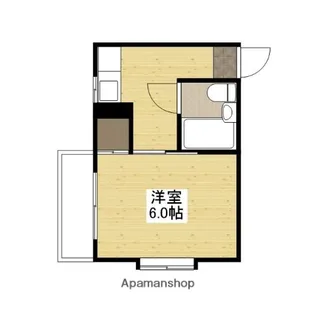 リスタ大州【4階】の間取り
