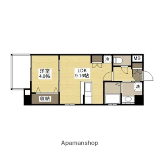 パークフラッツ土橋【15階】の間取り