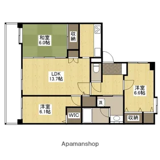 クレアガーデン高須【12階】の間取り