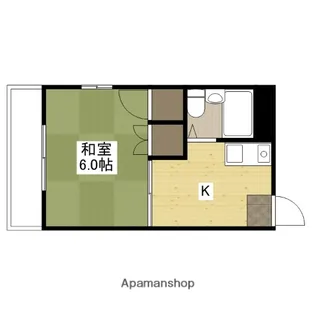 フローラル山手【1階】の間取り