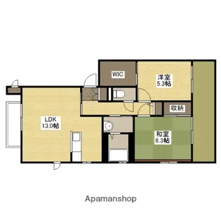 グランシード西原 C棟【1階】の間取り
