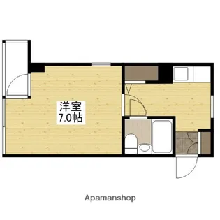 第12片山ビル【3階】の間取り