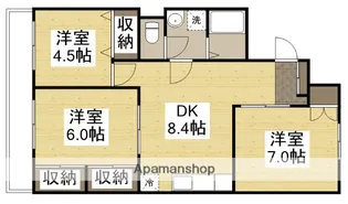 サンシャイン住吉【3階】の間取り