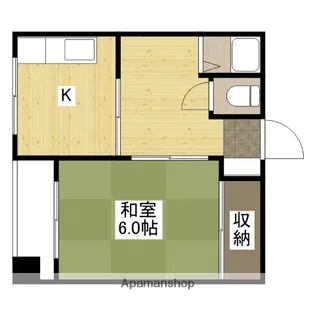 西川ビル【2階】の間取り