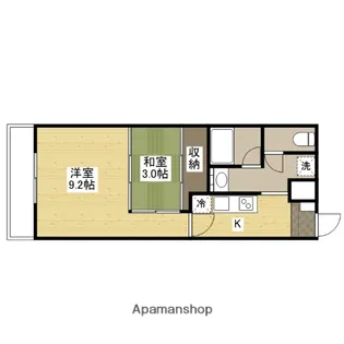 クレベール相原【2階】の間取り