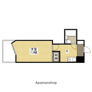 広島畳材Ⅴビル【10階】の間取り