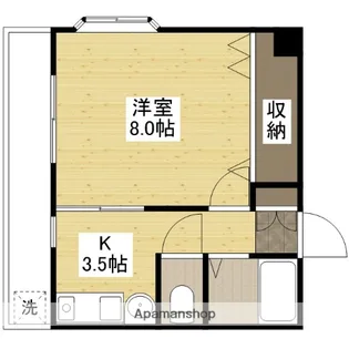 コーポ船田【3階】の間取り