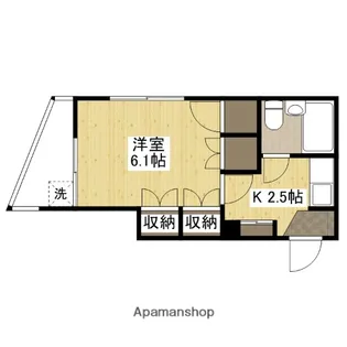 シャイン長束【4階】の間取り