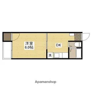 豊明ビル【4階】の間取り